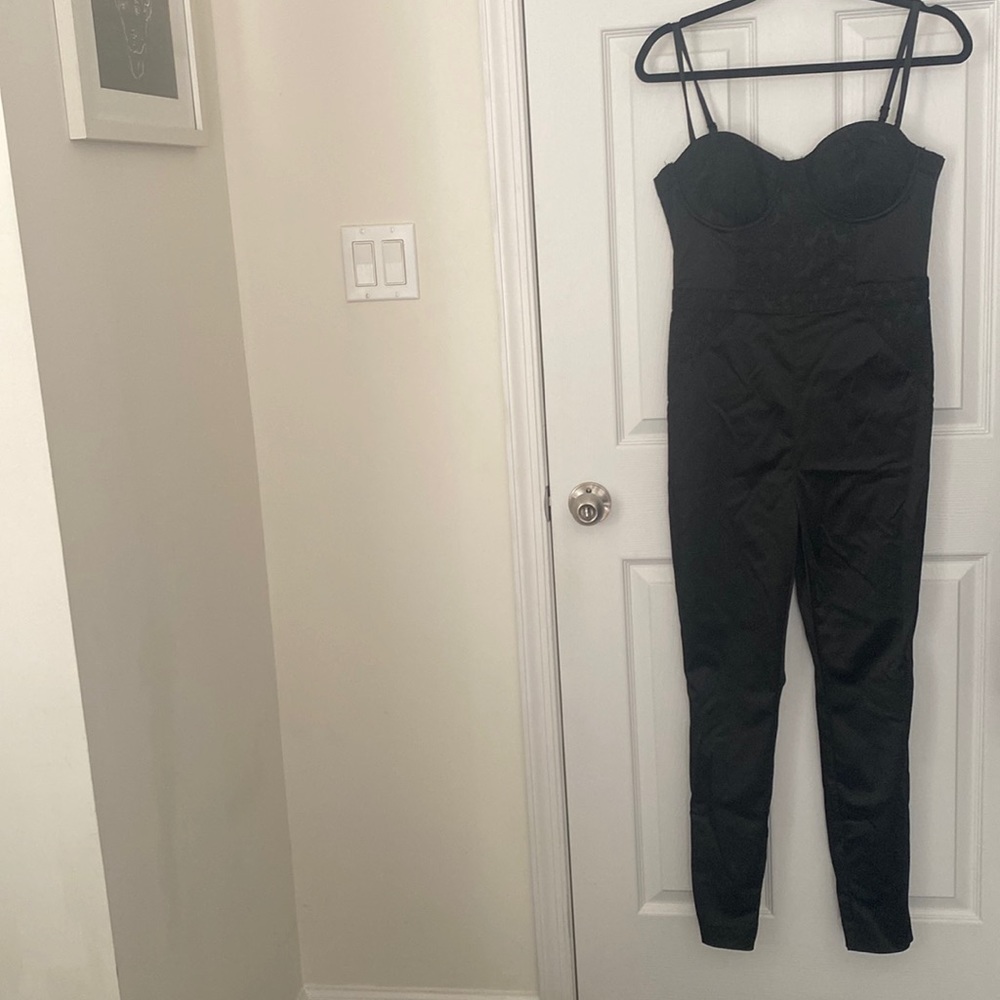 Black Bebe body suit